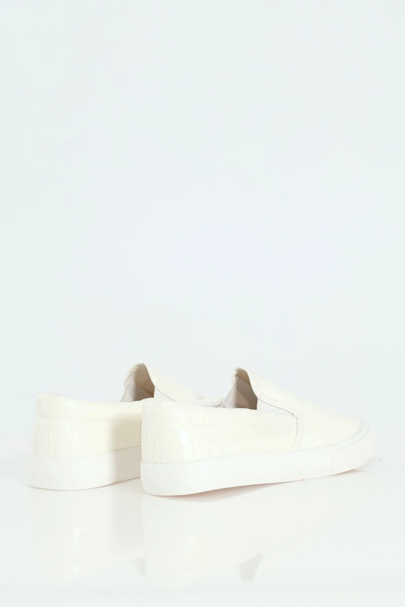Slip On Mono Street Sneaker - White