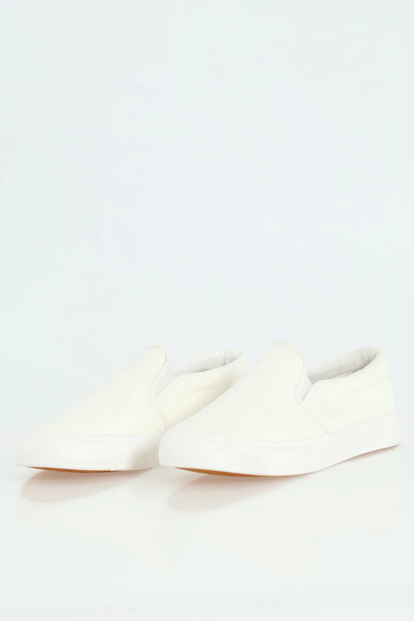Slip On Mono Street Sneaker - White