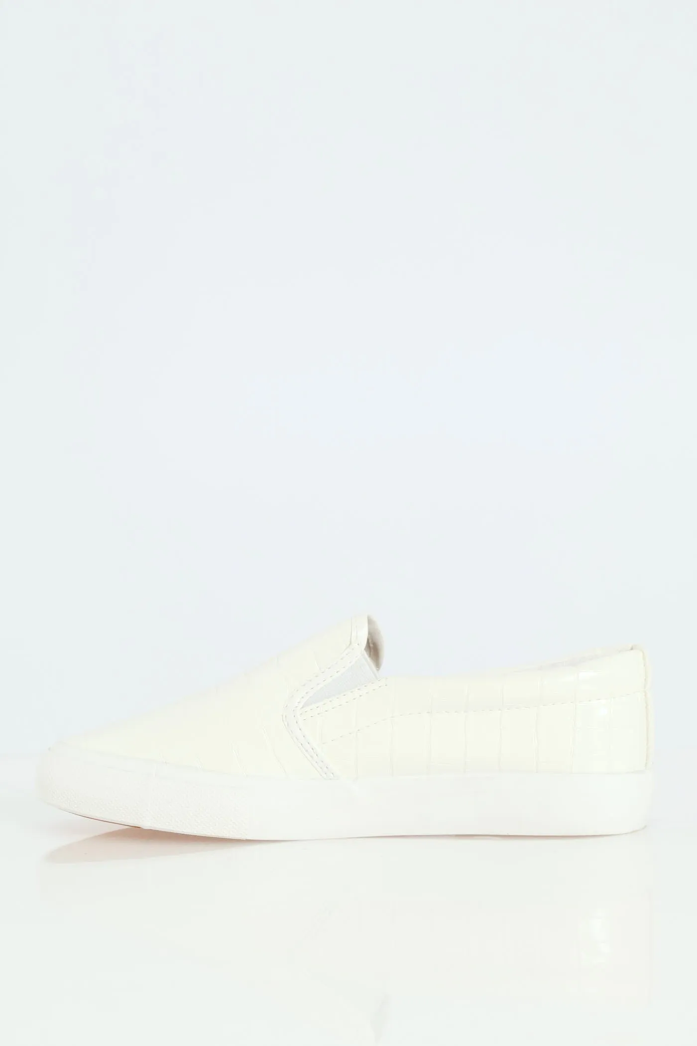 Slip On Mono Street Sneaker - White
