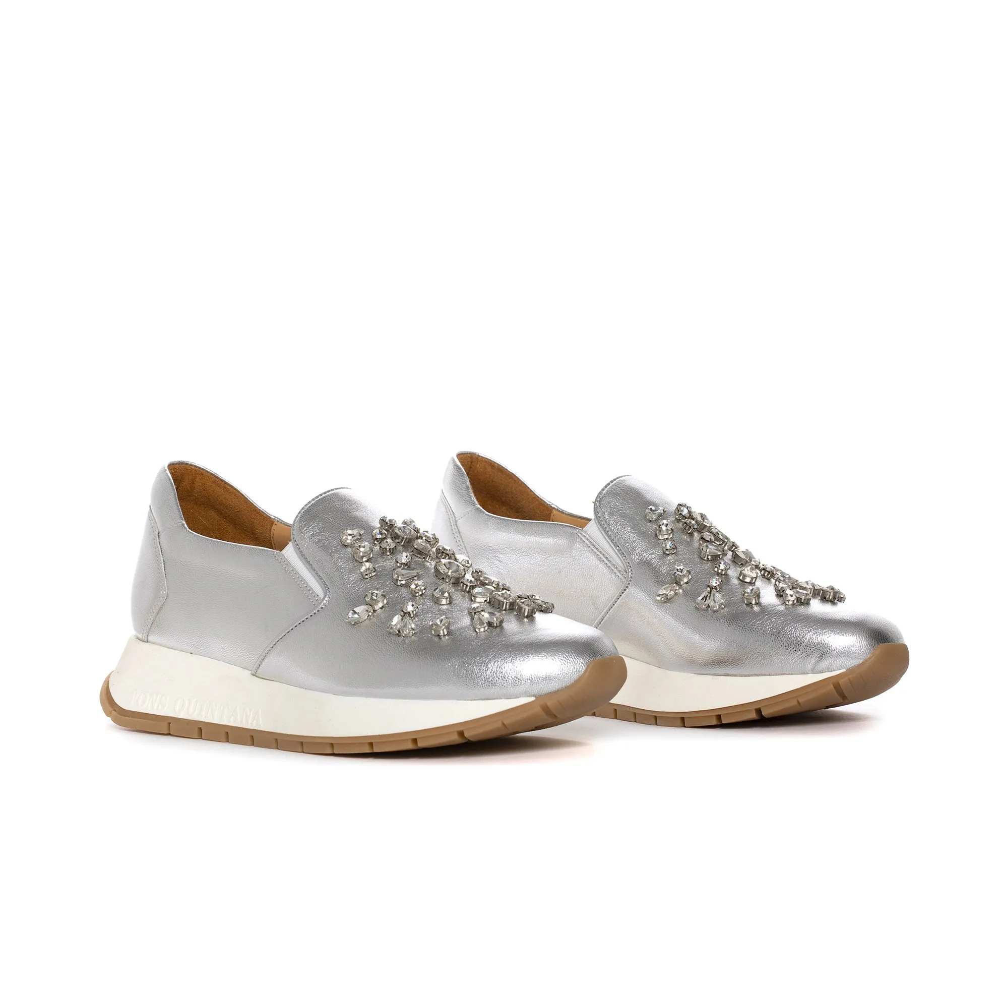 SLIP ON NAPA MANDY NAPA METAL SILVER