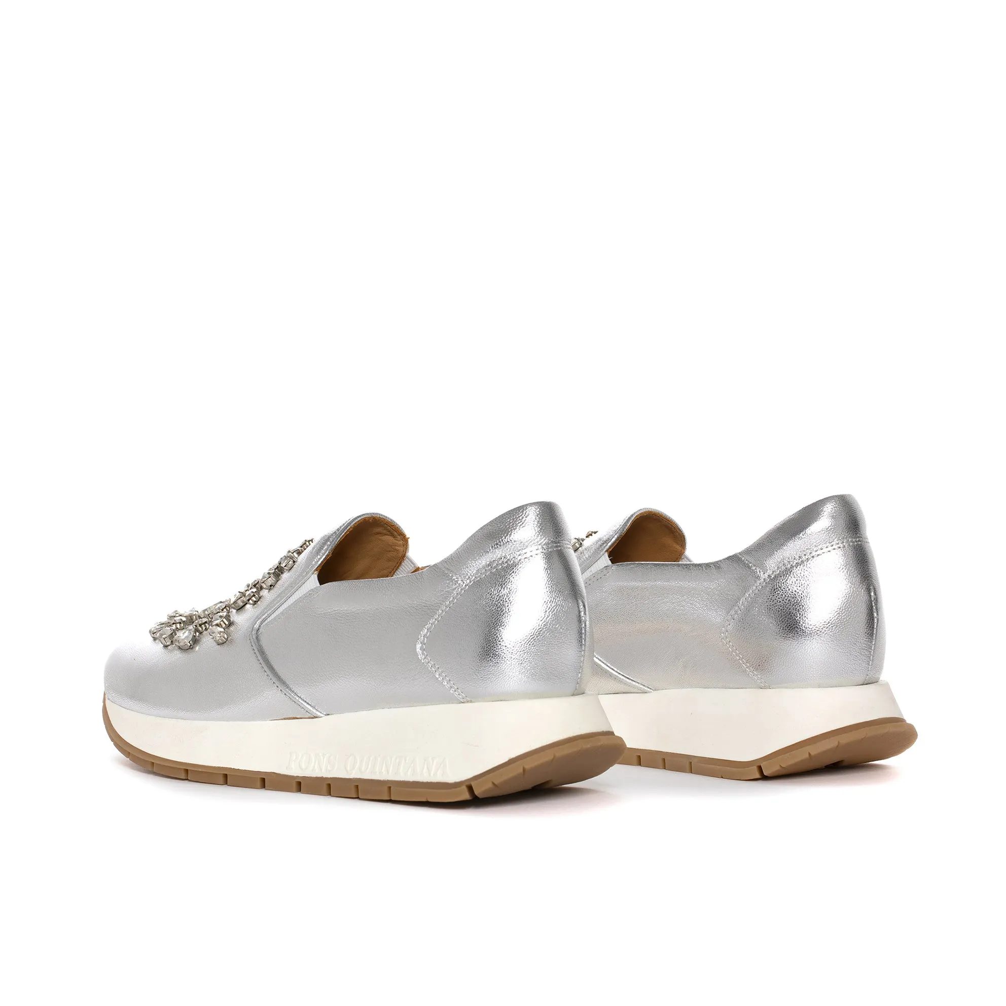 SLIP ON NAPA MANDY NAPA METAL SILVER