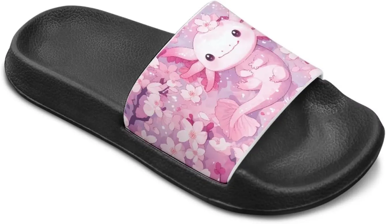 Slip On Slippers Lightweight Kids Sandals for Boys Girls Open Toe Design Comfort Drying Shower Slides