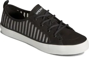 Sperry Mens Shoes Women's Crest Vibe Seasonal Sneaker, Black, 5.5