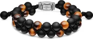 Spiritual Beads Two Row Woven Bracelet, 8mm