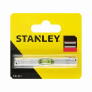 STANLEY STANLEY 42-287 Line Level, 1-Vial, 2-Hang Hole, Aluminum, Silver