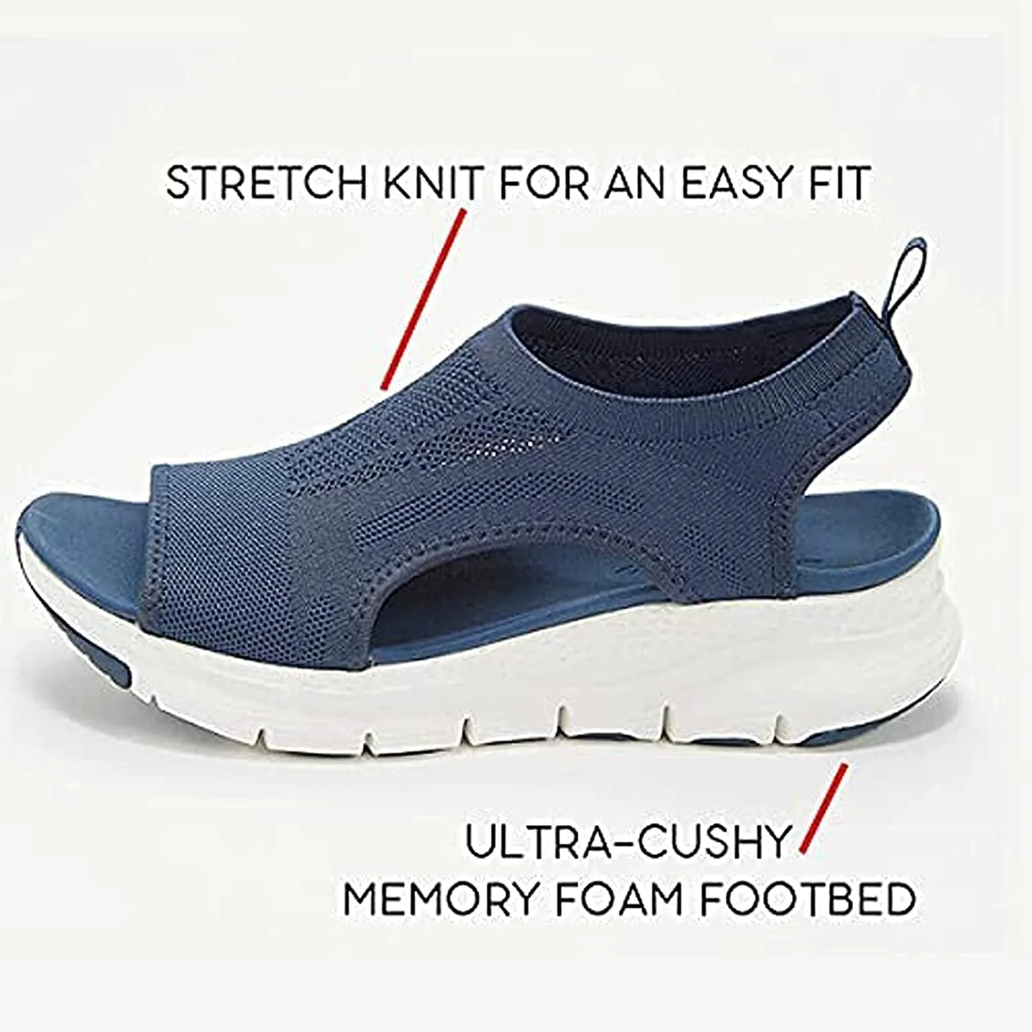 Summer Washable Slingback Orthopedic Slide Sport Sandals, Upgraded and Comfortable Slingback Sandals for Women