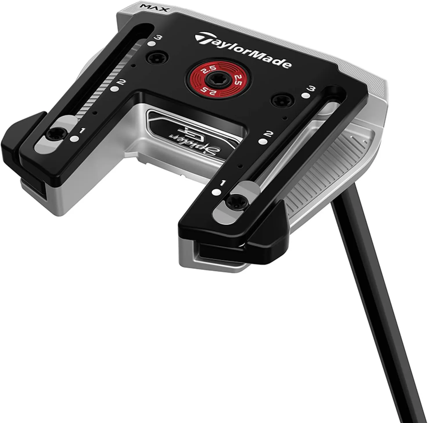 TaylorMade Golf LH Spider GT Max Silver Small Slant Putter (Left Handed)