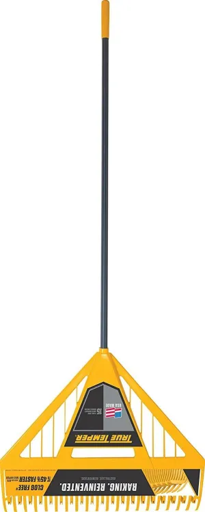 The Ames Companies, Inc 2704000 True Temper Dual Tine Poly Leaf Rake, 26-Inch