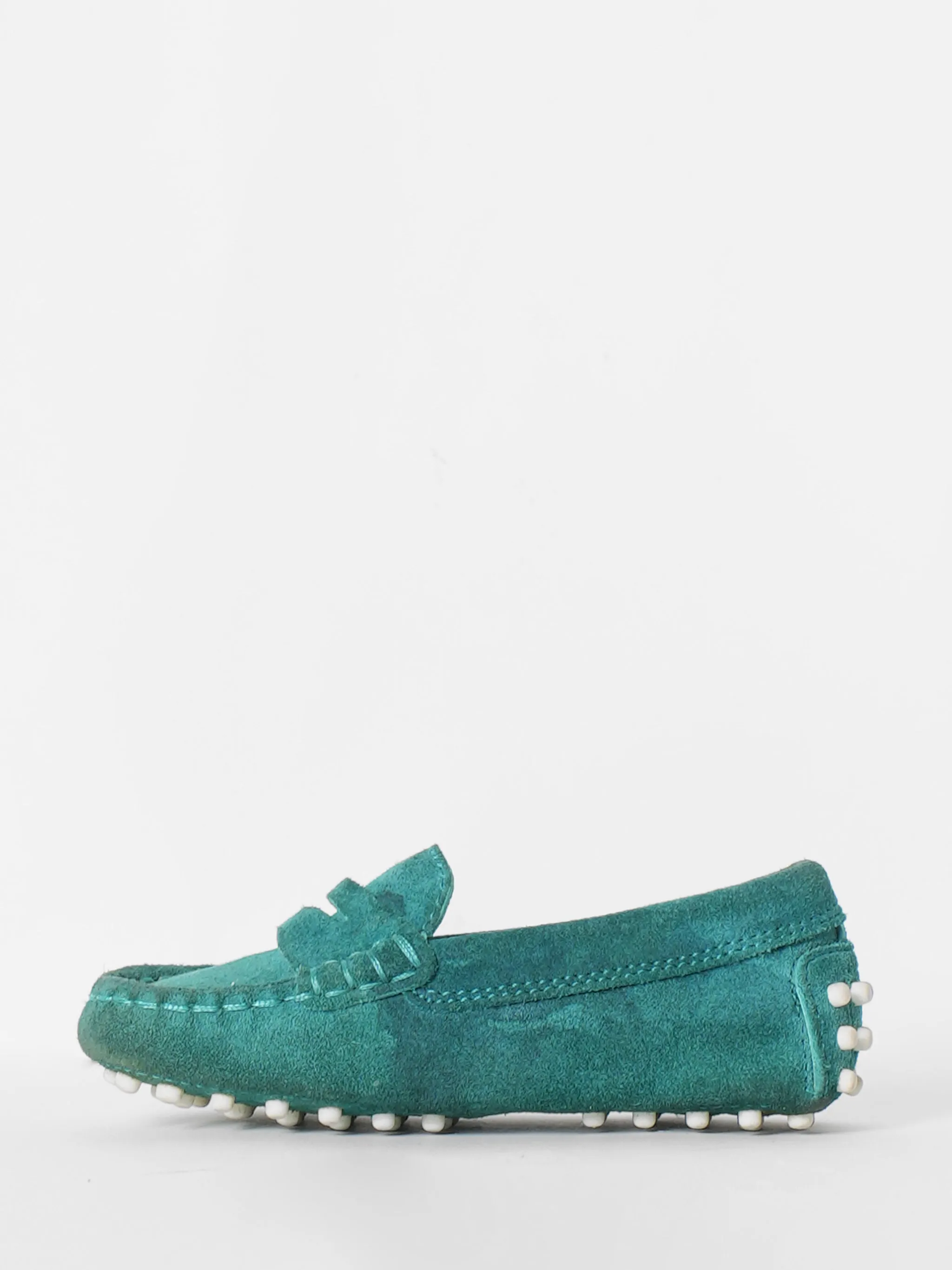 Tod's Green Suede Loafer