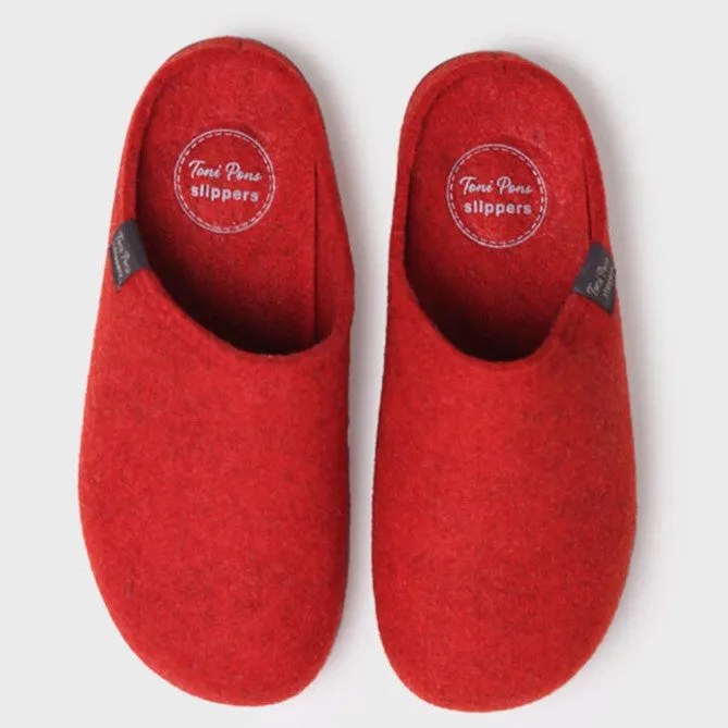 Toni Pons MONA Slippers-RED