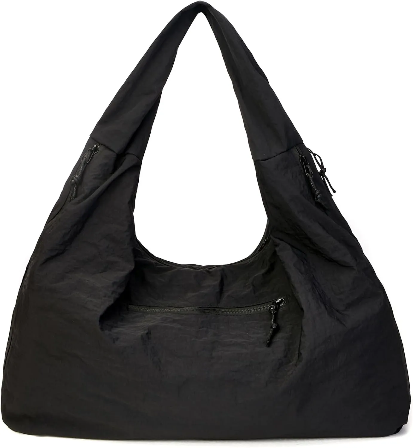Tote Bag for Women, Lightweight Foldable Nylon Slouchy Tote, Large Capacity Womens Hobo Bag for Travel, Work, Gym, Daily Use