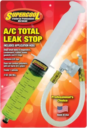 TSI Supercool 27200 Total Leak Stop Syringe, 2 oz (Includes Quick Connect Installation Hose)