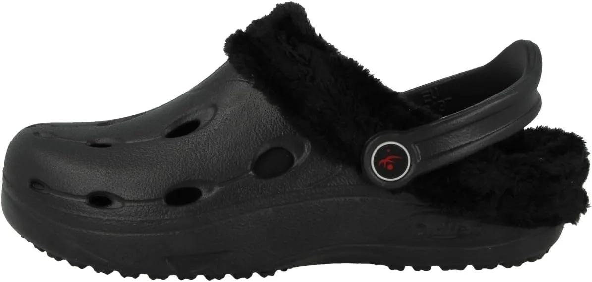 Unisex Clogs, Black/Black, 7 US Women