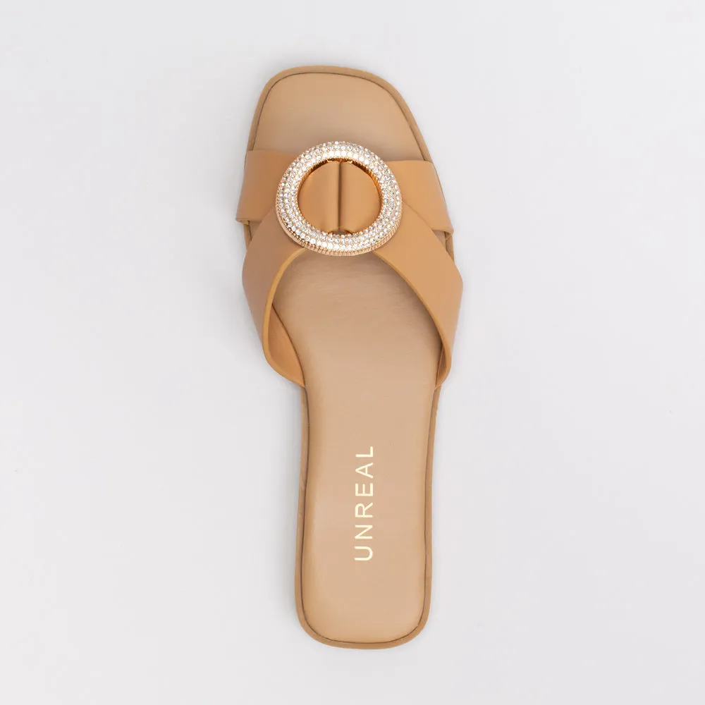 Unreal Women Ring Mule Slide _ 155022