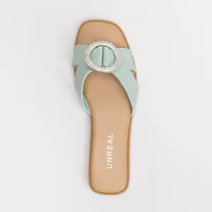 Unreal Women Ring Mule Slide _ 155022