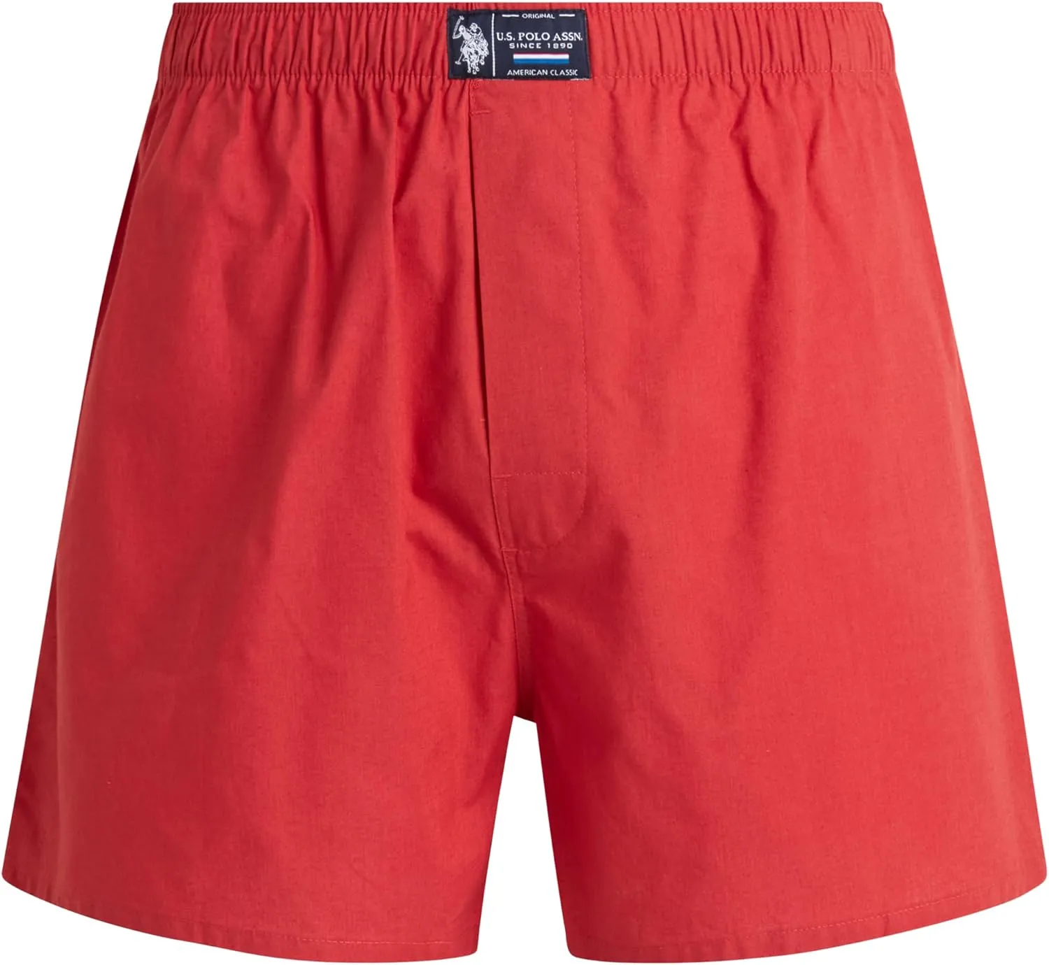 U.S. Polo Assn. Men's Underwear – Woven Boxers with Functional Fly (3 Pack)