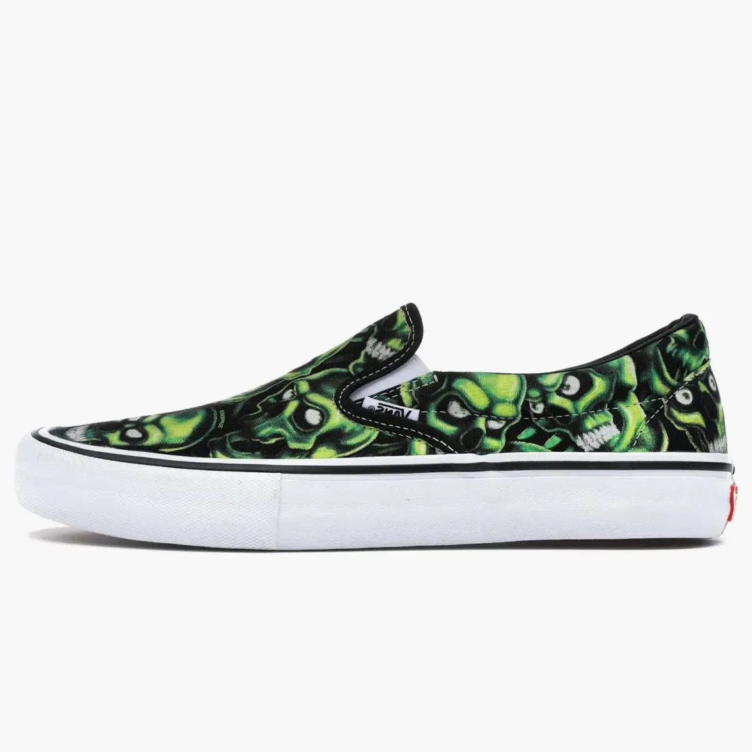 Vans Slip-on Supreme Skull Pile (green)
