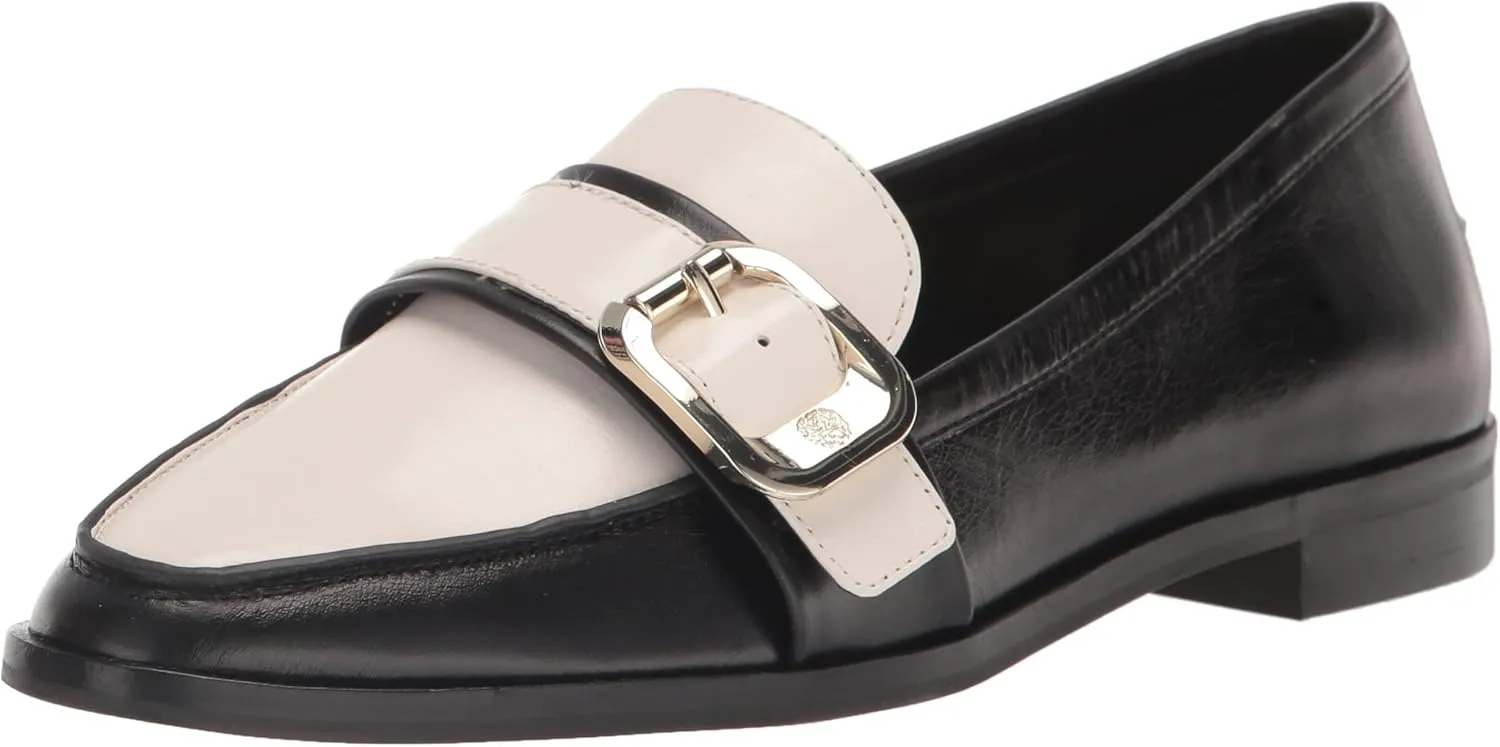 Vince Camuto Women's Cenkanda Buckle Loafer Flat