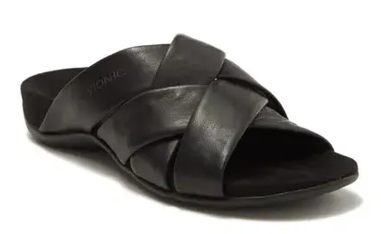 Vionic Black Juno Ladies Sandals JUNO-BLACK