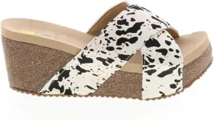 VOLATILE Women's Riverside Crisscross Wedge Slide Sandal