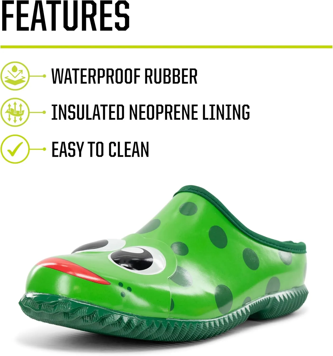 Western Chief Womens Waterproof Clog with Neoprene Lining and Rubber Outsole - Perfect for Garden and Outdoor Wear
