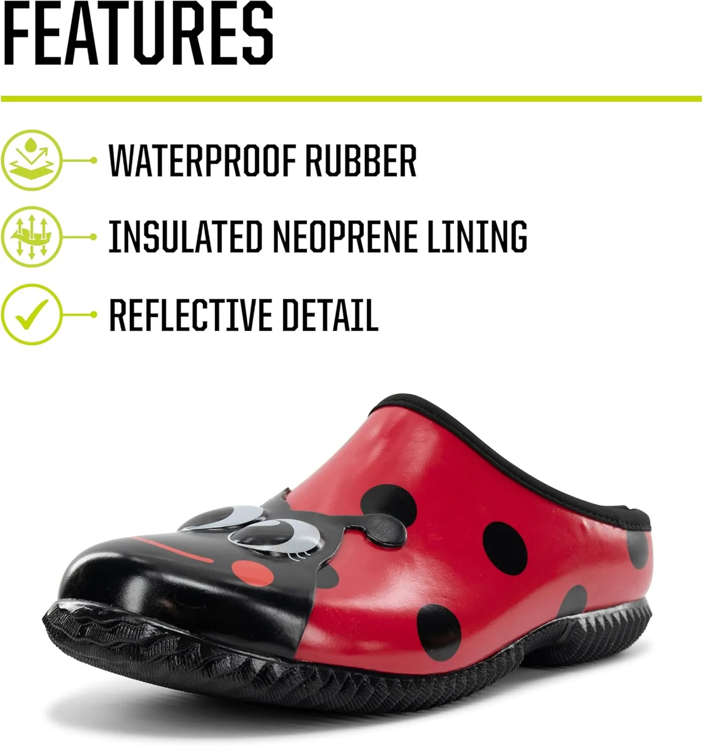 Western Chief Womens Waterproof Clog with Neoprene Lining and Rubber Outsole - Perfect for Garden and Outdoor Wear