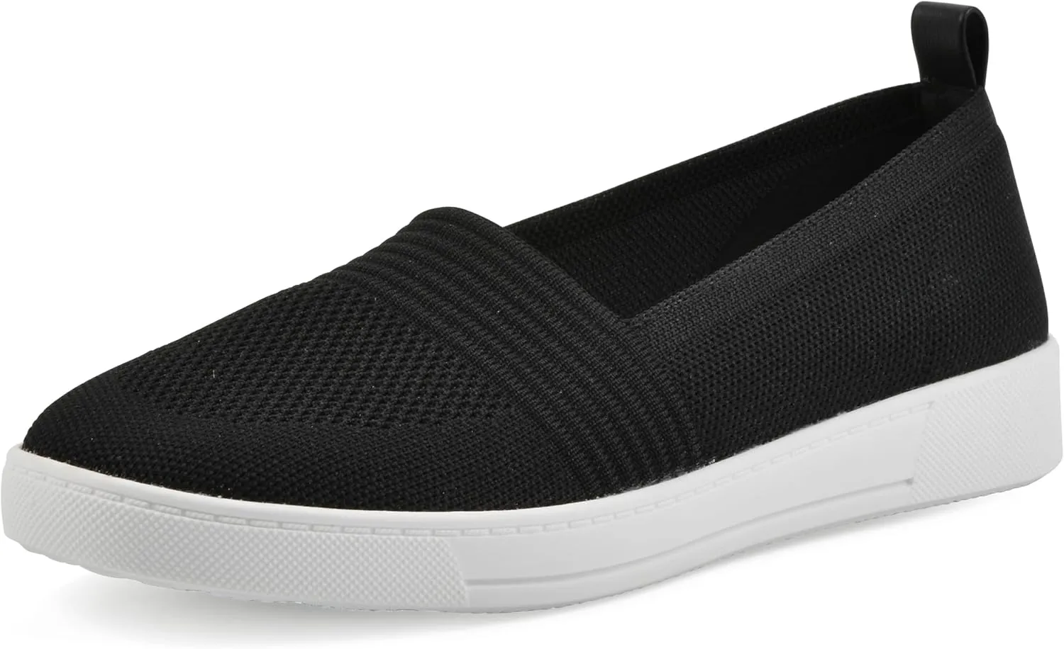 WHITE MOUNTAIN Women's Upright Woven Knit Slip-On Sneaker