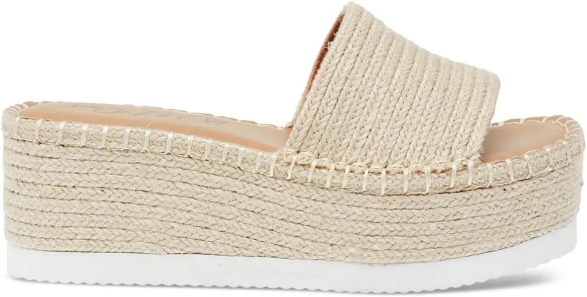 Wild Pair Womens SHERMER Woven Slide Wedge Sandals
