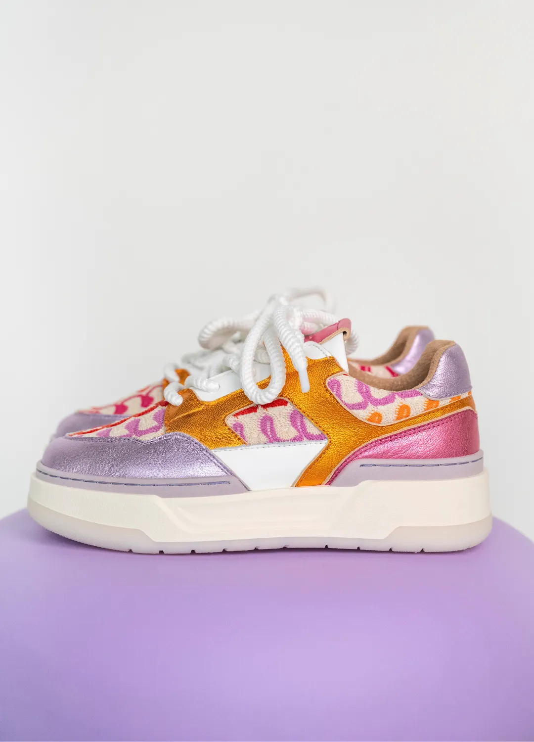 WINTON metallic - Sneakers | Orange / Pink