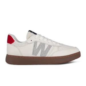 Woden Frode Sneaker (Men) - Fire Red/Navy Leather