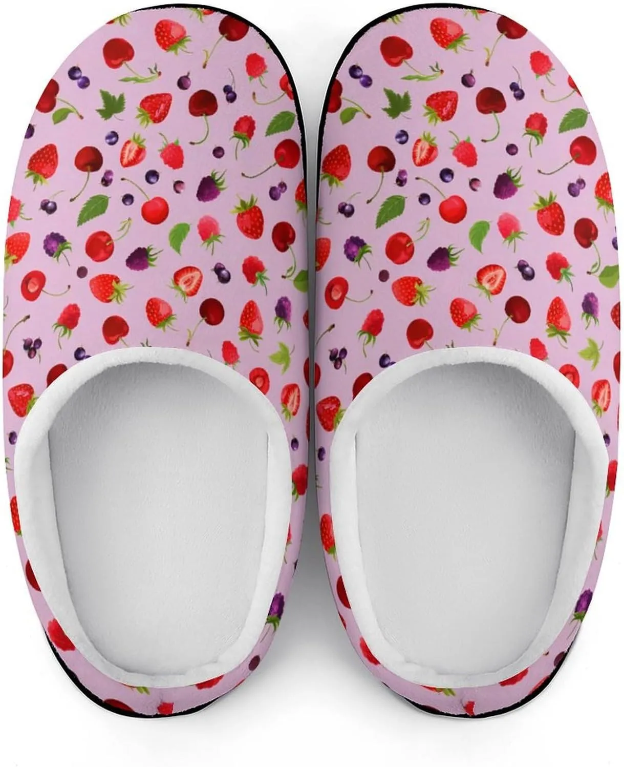 Women House Slippers Ladies Halloween Cotton Slippers Memory Foam Clog Slippers Non-Slip Sole Indoor Outdoor Shoes