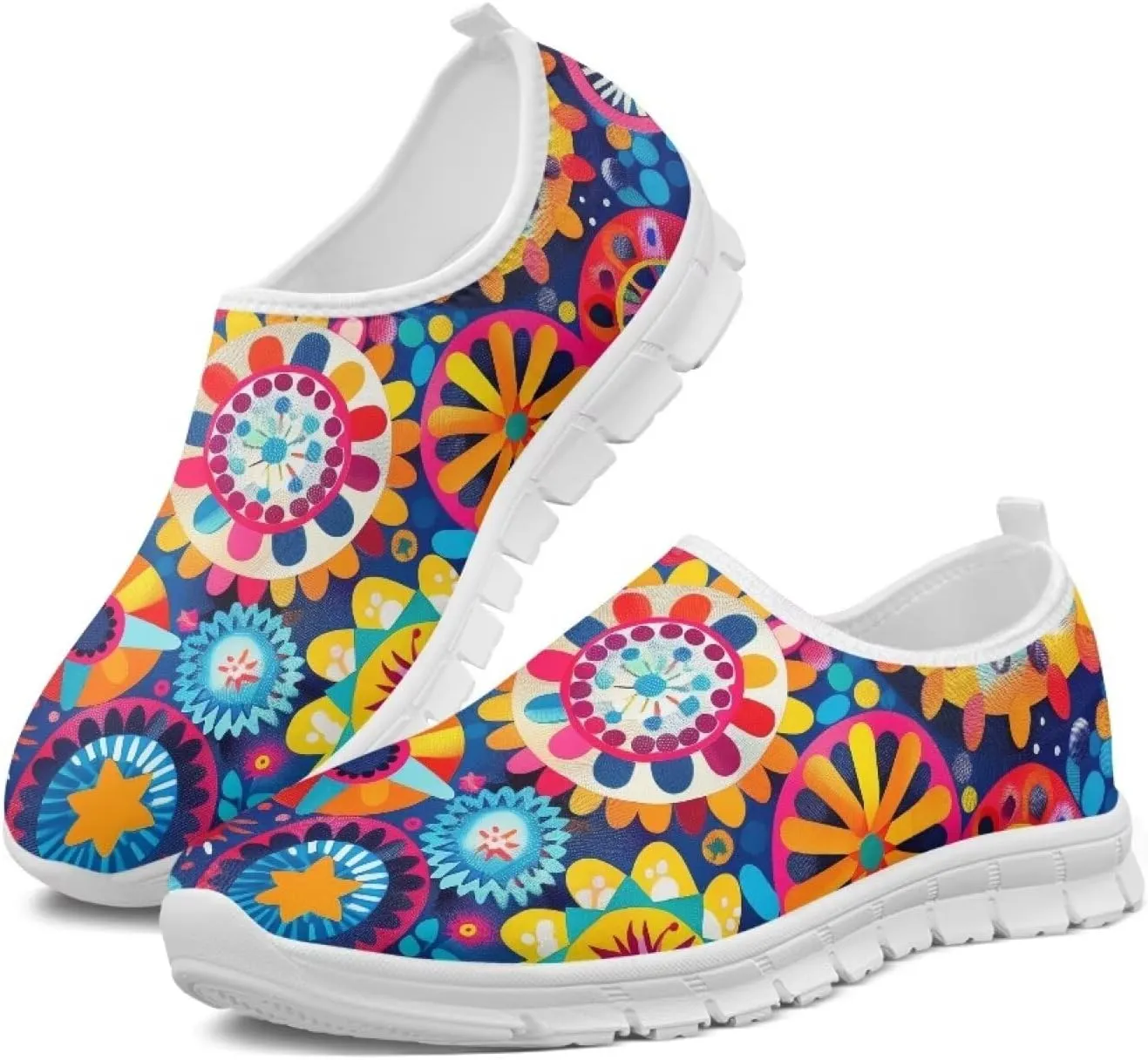 Women's Casual Walking Shoes Slip On Soft-Soled Loafers Lightweight Comfortable Low-Cut Athletic Running Sneakers