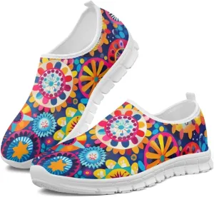 Women's Casual Walking Shoes Slip On Soft-Soled Loafers Lightweight Comfortable Low-Cut Athletic Running Sneakers