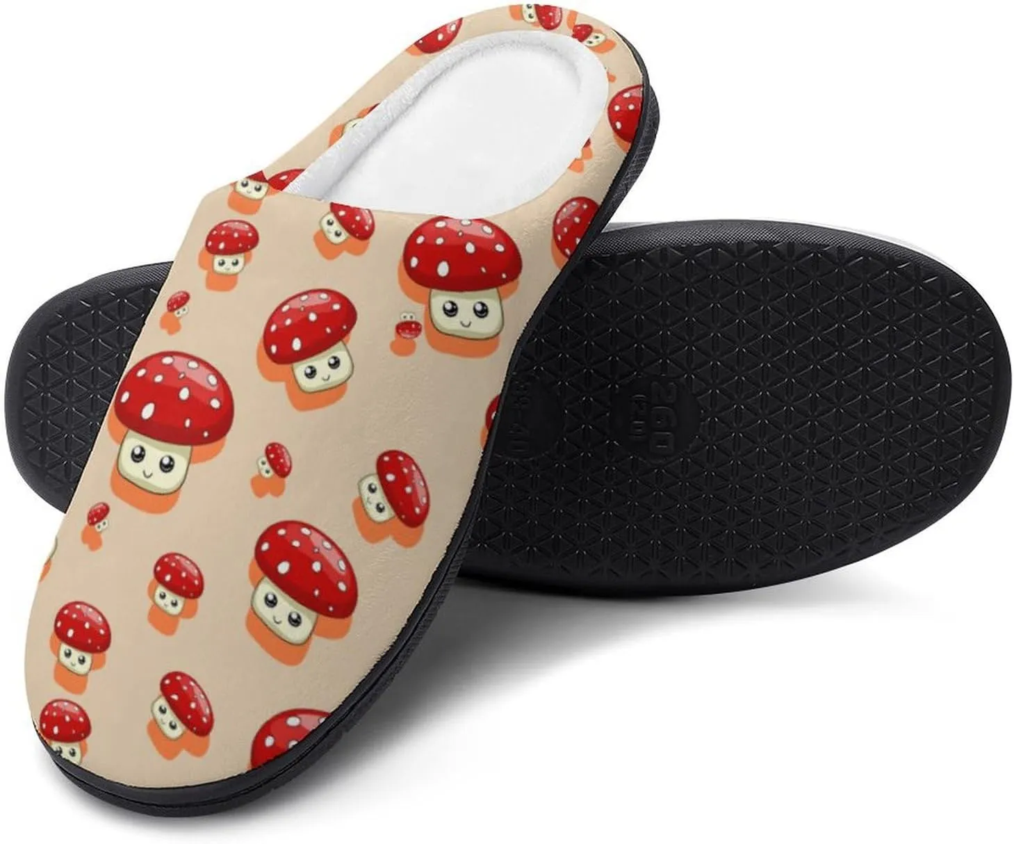 Womens Clog Slippers Comfy Bedroom Slip-On Shoes Ladies Halloween Slippers Warm Cotton House Slippers Indoor Outdoor