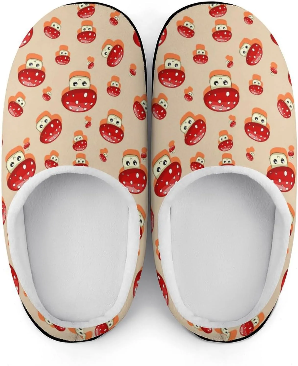 Womens Clog Slippers Comfy Bedroom Slip-On Shoes Ladies Halloween Slippers Warm Cotton House Slippers Indoor Outdoor
