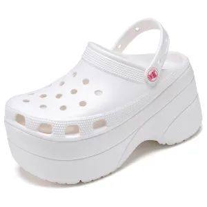 Women's Crocs Style Clog Sandal with Thick Sole