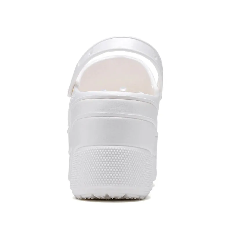 Women's Crocs Style Clog Sandal with Thick Sole