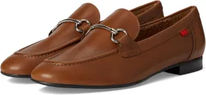 Womens Genuine Leather Comfort Slip On Buckle Dress Loafer