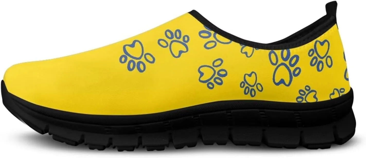 Womens Lightweight Running Shoes Slip On Breathable Fashion Tennis Walking Sneakers for Travel Camping Jogging SizeUS 5.5-11.5