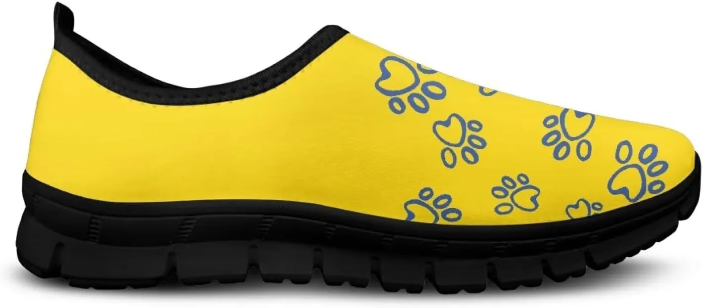 Womens Lightweight Running Shoes Slip On Breathable Fashion Tennis Walking Sneakers for Travel Camping Jogging SizeUS 5.5-11.5