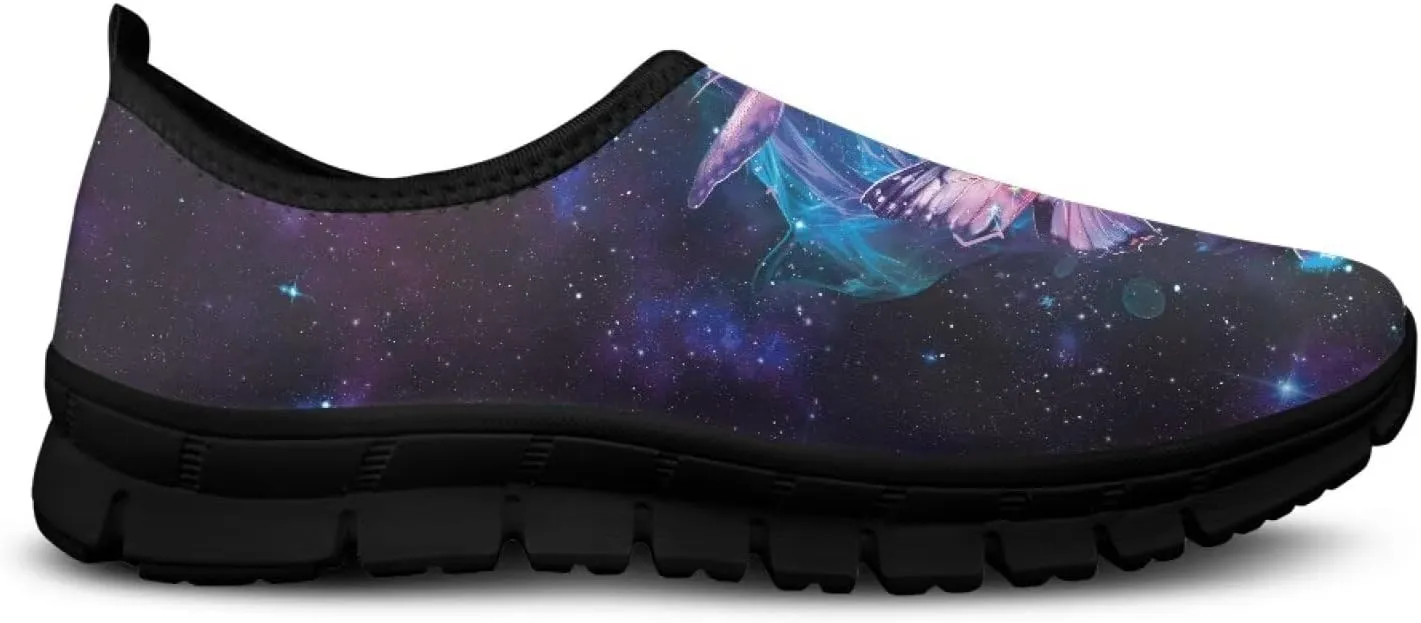 Womens Lightweight Running Shoes Slip On Breathable Fashion Tennis Walking Sneakers for Travel Camping Jogging SizeUS 5.5-11.5