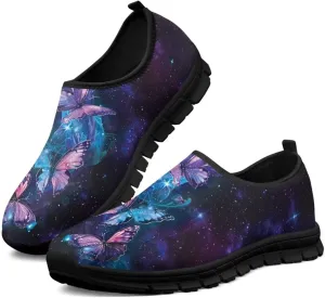 Womens Lightweight Running Shoes Slip On Breathable Fashion Tennis Walking Sneakers for Travel Camping Jogging SizeUS 5.5-11.5