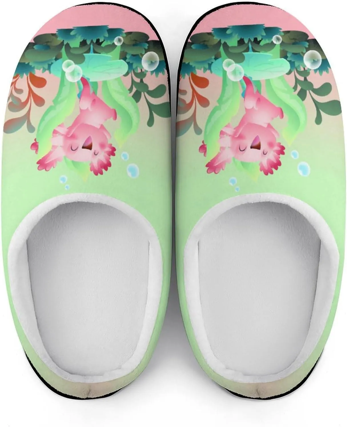 Womens Slippers Bedroom Slip-On Shoes Men's Halloween Slippers Warm House Slippers Indoor Outdoor Memory Foam Slippers
