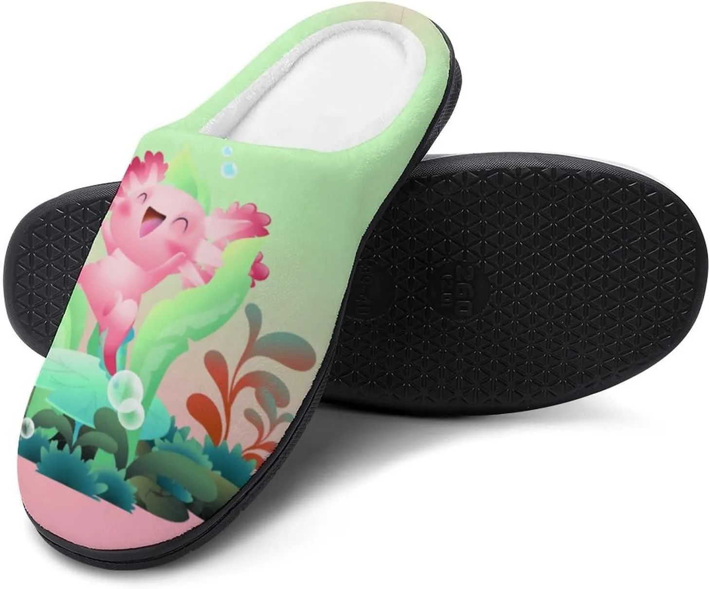 Womens Slippers Bedroom Slip-On Shoes Men's Halloween Slippers Warm House Slippers Indoor Outdoor Memory Foam Slippers