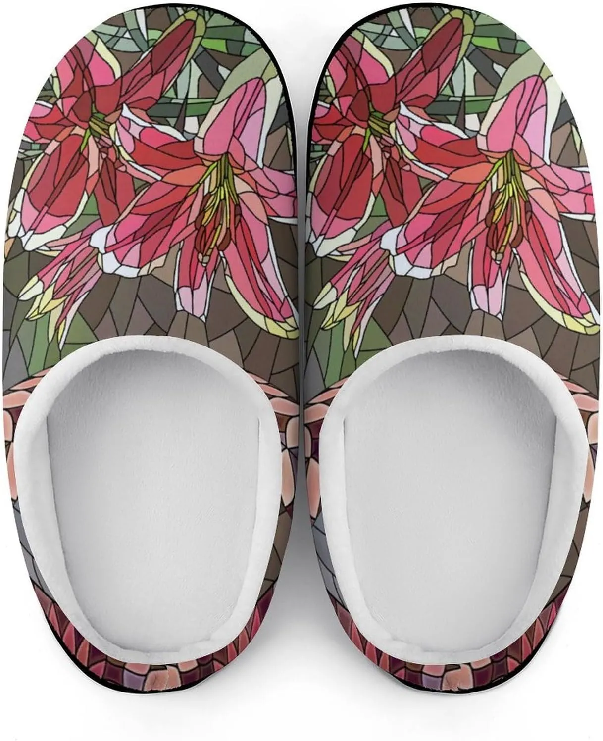 Womens Slippers Bedroom Slip-On Shoes Men's Halloween Slippers Warm House Slippers Indoor Outdoor Memory Foam Slippers