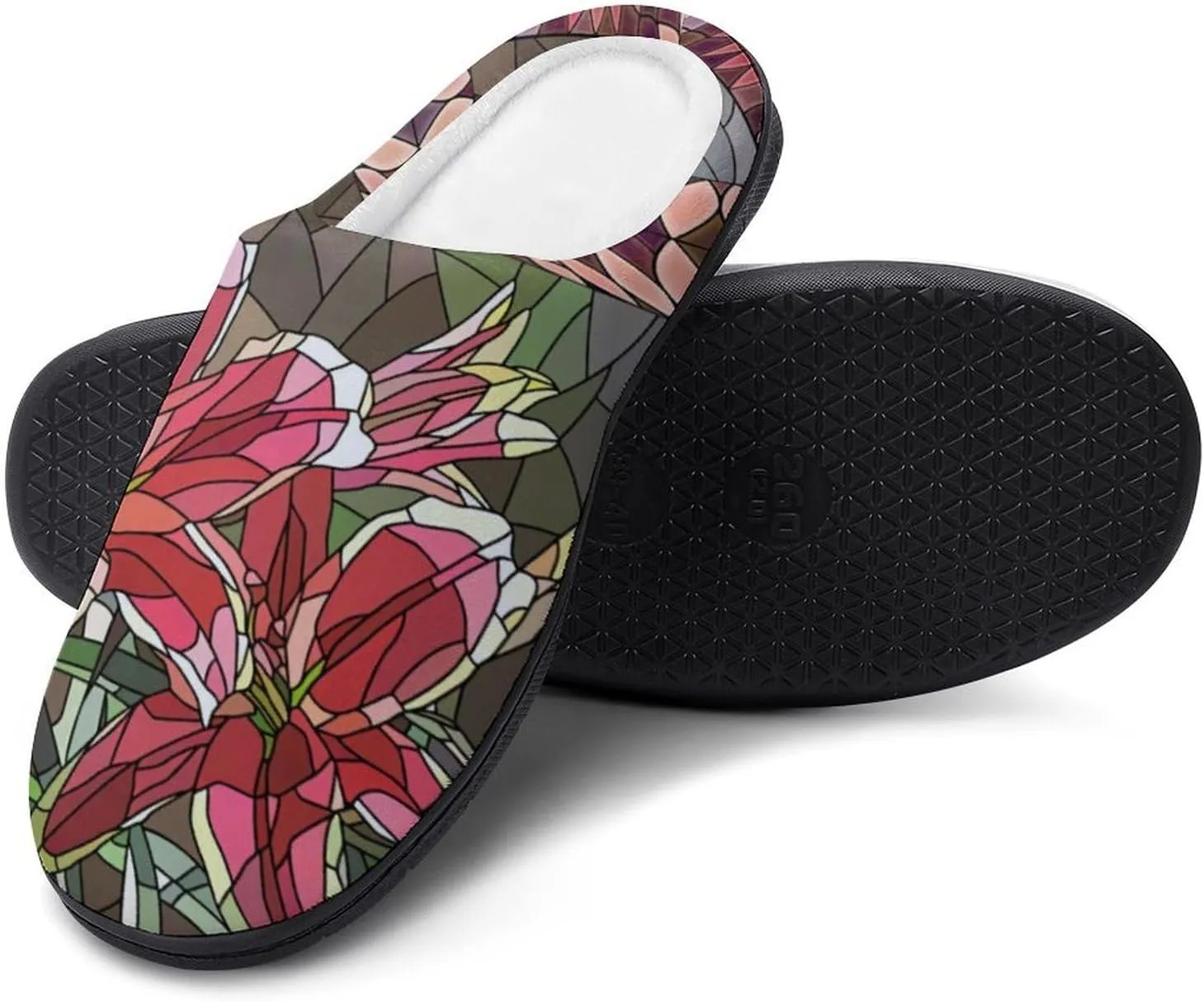 Womens Slippers Bedroom Slip-On Shoes Men's Halloween Slippers Warm House Slippers Indoor Outdoor Memory Foam Slippers