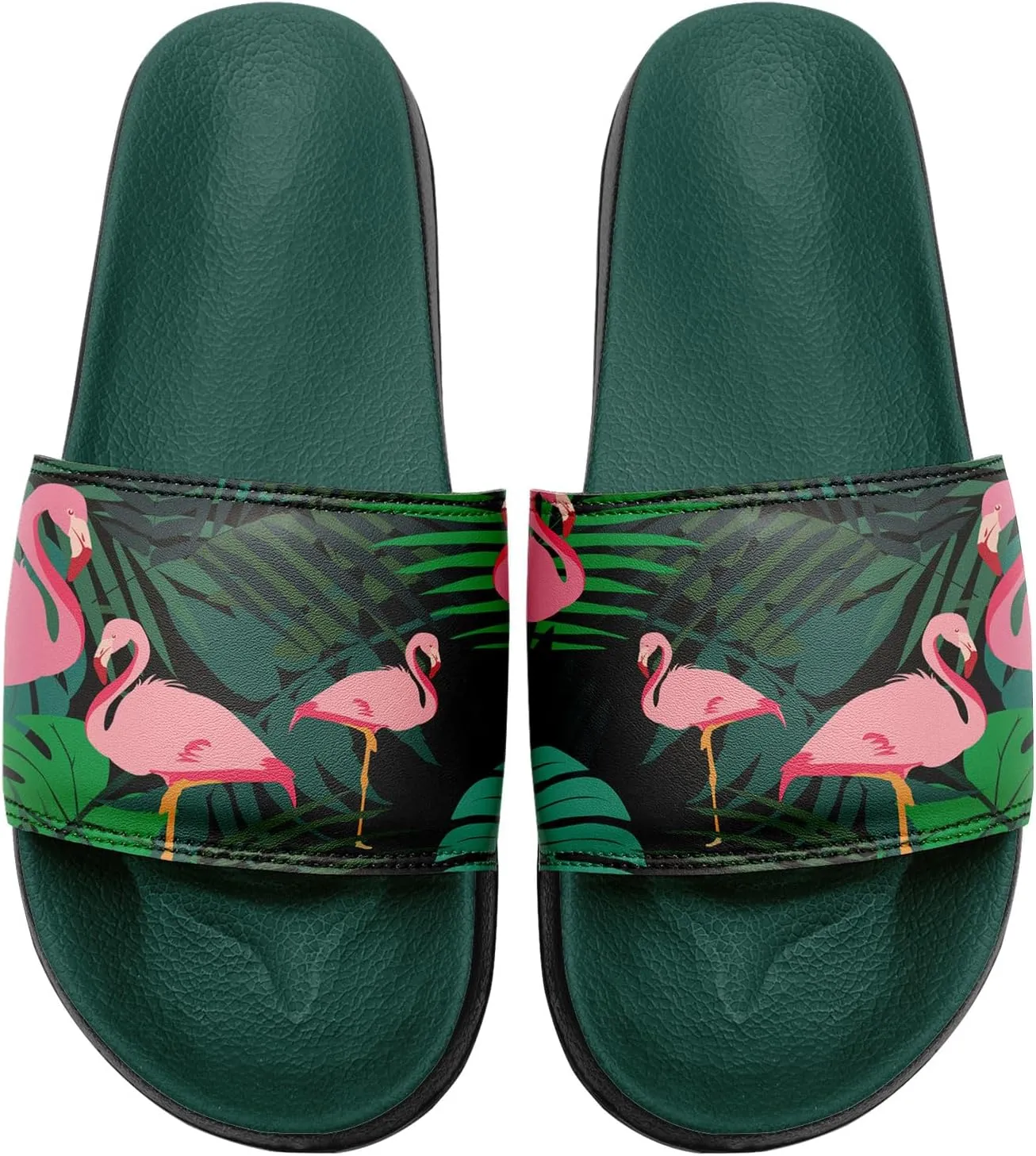 Women's Tropical Slide Sandals, Lightweight Colorful Hawaiian Style Slippers Summer Beach Shower Pool Slides For Men