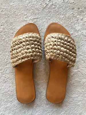Woven Raffia Sandal