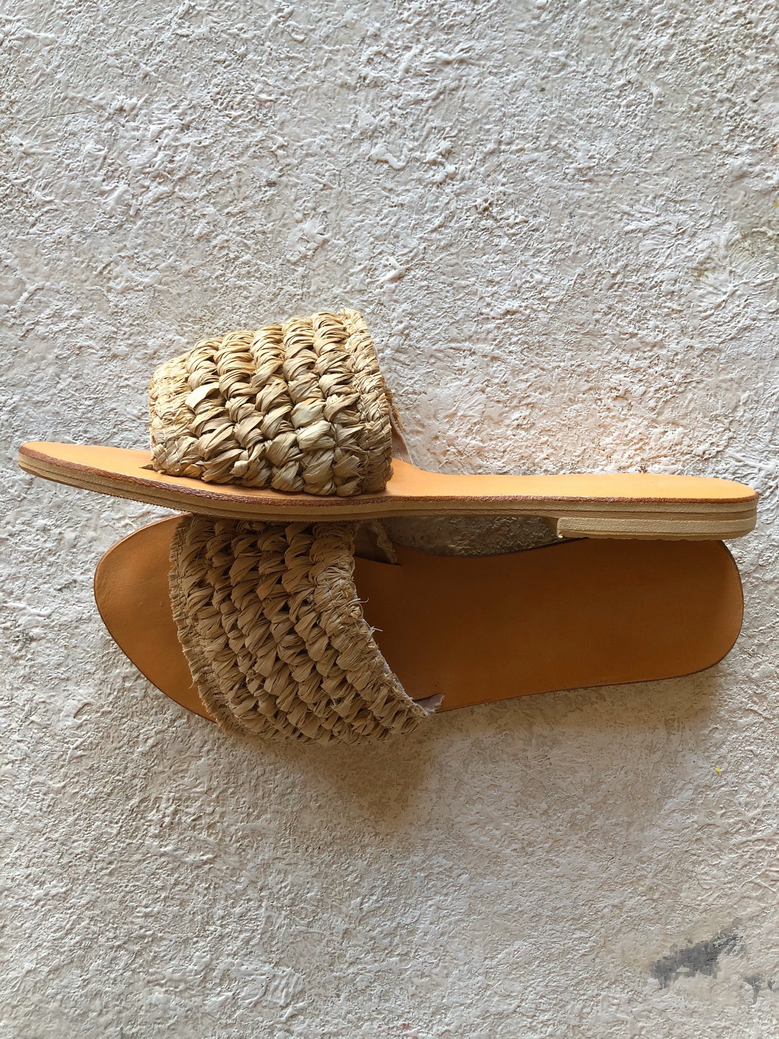 Woven Raffia Sandal