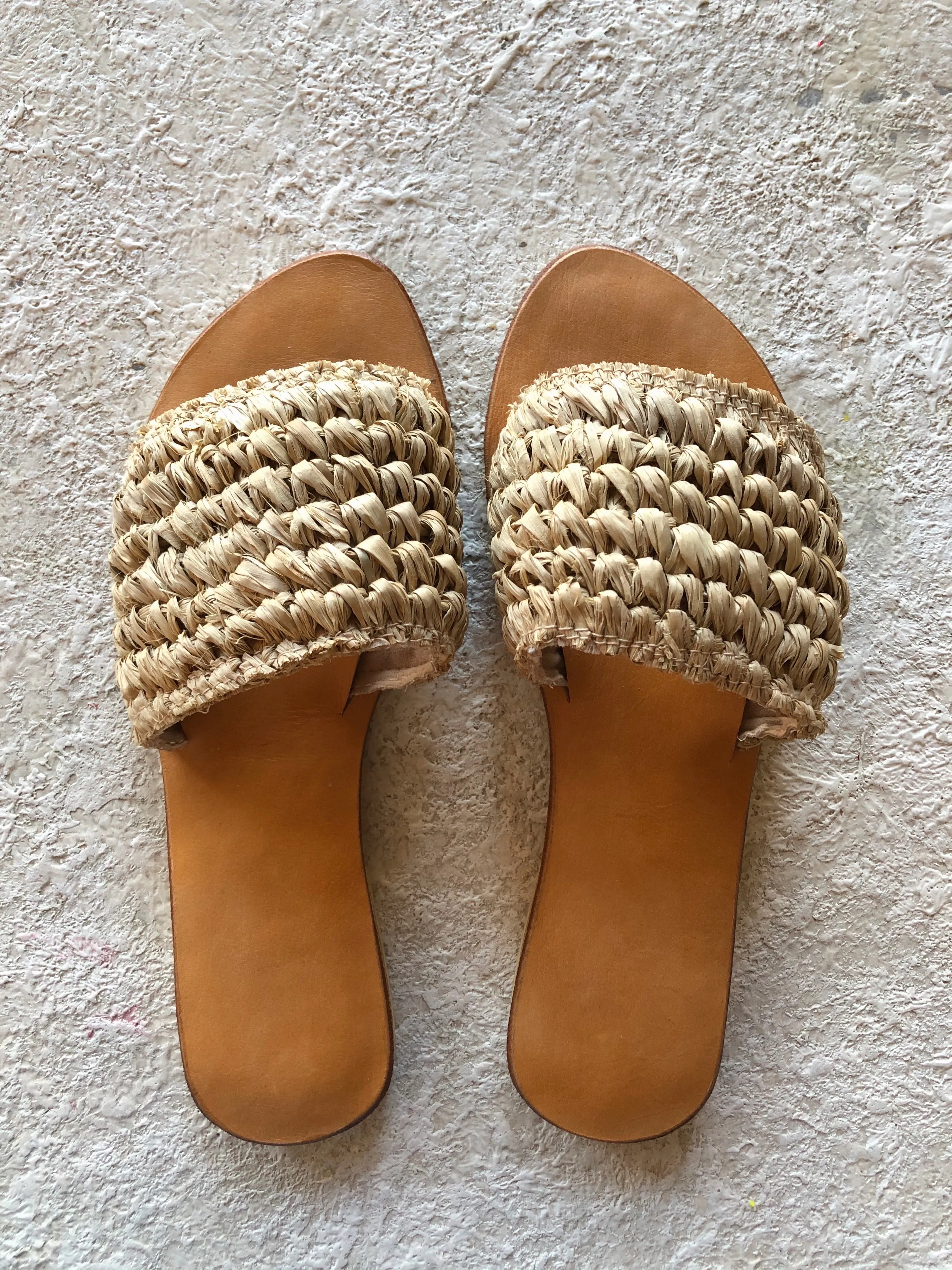Woven Raffia Sandal